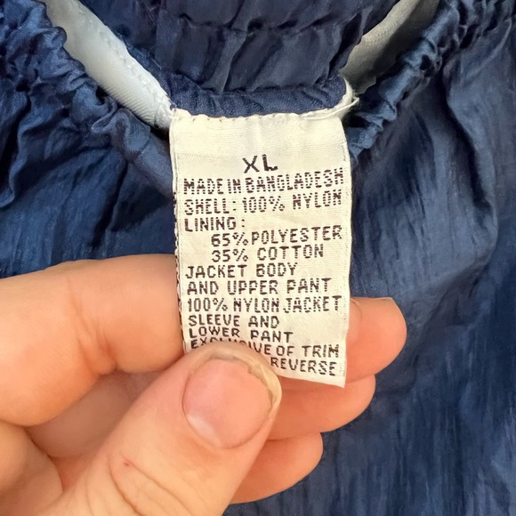 🔥SALE VINTAGE BIKE Women’s 90S track pants - navy - XL - Picture 5 of 5